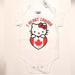 🔥SALE🔥 Hello Kitty Canada Day Baby Onesie NWT Sz 3-6M, 6-12M,12-18M,18-24M